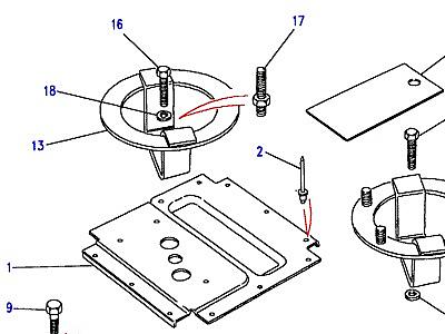 Q02010 SPARE WHEEL-BONNET-RING TYPE  Defender (L316)