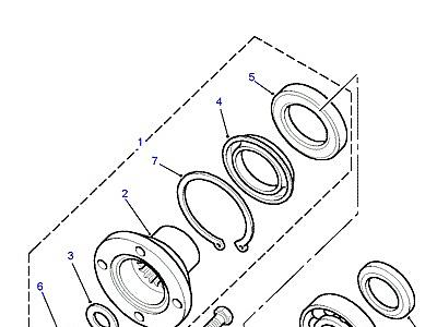 R01015 FRONT FLANGE  Defender (L316)