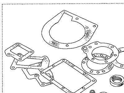 R01035 GASKET KIT  Defender (L316)