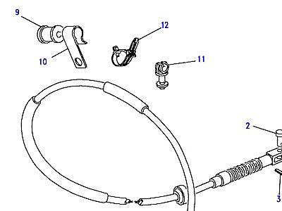 S01005 ACCELERATOR CABLE  Defender (L316)