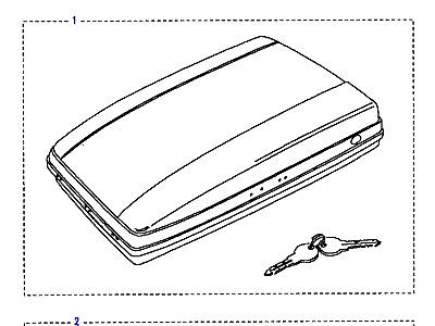 A01030 BOX-LUGGAGE & SKI  Discovery 1 (L25)