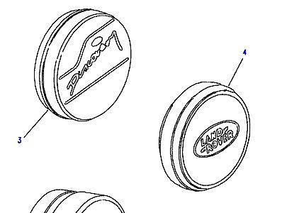 A01045 COVERS-SPARE WHEEL  Discovery 1 (L25)