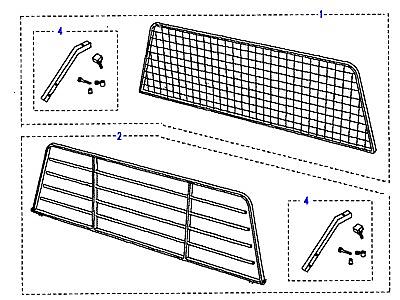 A01050 DOG GUARDS  Discovery 1 (L25)