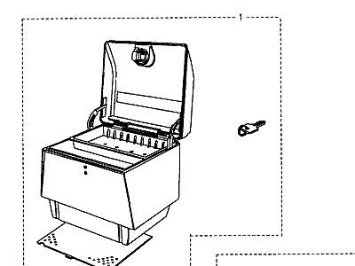 A01170 STORAGE-CUBBY BOX  Discovery 1 (L25)