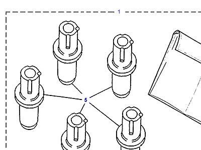 B01005 LOCKING WHEEL NUTS  Discovery 1 (L25)