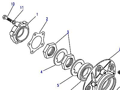 B02040 FRONT HUBS  Discovery 1 (L25)