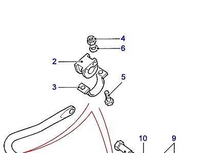 B03005 ANTI ROLL BAR  Discovery 1 (L25)