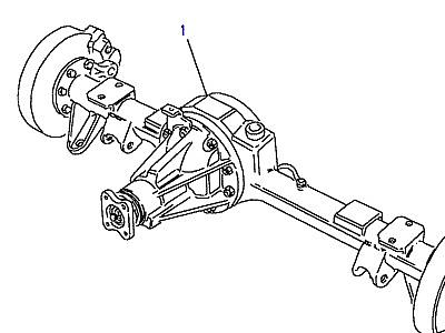 B05005 AXLE В СБОРЕ REAR  Discovery 1 (L25)