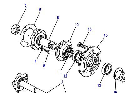 B05030 HUBS AND ПРИВОДНОЙ ВАЛS  Discovery 1 (L25)