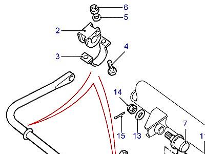 B06005 ANTI ROLL BAR  Discovery 1 (L25)