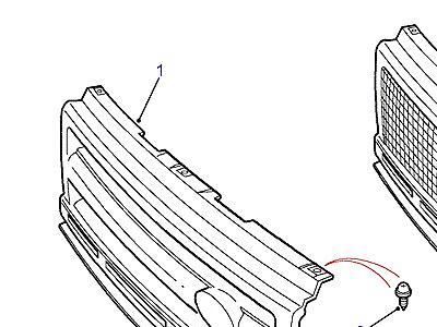 C01145 GRILLE & HEADLAMP SURROUND  Discovery 1 (L25)