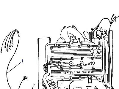 D02075 ENGINE HARNESS  Discovery 1 (L25)