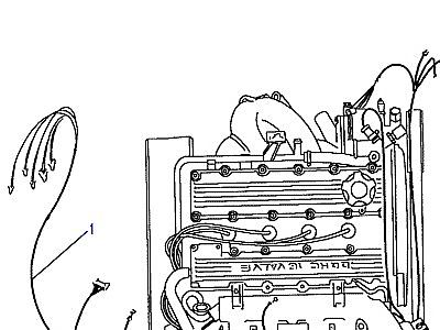 D02080 ENGINE HARNESS  Discovery 1 (L25)