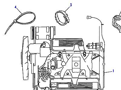 D02090 ENGINE HARNESS  Discovery 1 (L25)