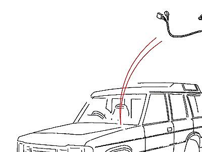 D02110 HARNESS-HEATER & AIR CON SWITCH LINKS-FROM (V) MA081992  Discovery 1 (L25)