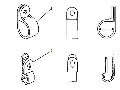 D03005 CABLE CLIPS  Discovery 1 (L25)