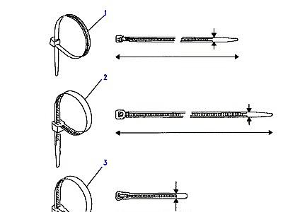 D03020 CABLE TIES  Discovery 1 (L25)