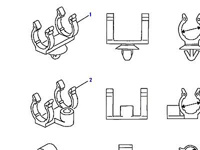 D03025 CLIPS-CRADLE & SWIVEL  Discovery 1 (L25)