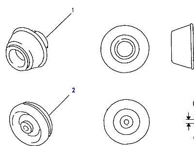 D03040 GROMMETS  Discovery 1 (L25)