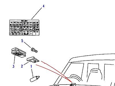 D06005 FUSE BOX & FUSES  Discovery 1 (L25)