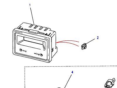D08010 CLOCK & CIGAR LIGHTER  Discovery 1 (L25)