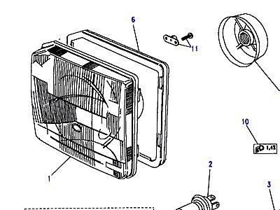 D09020 HEADLAMPS - CARELLO  Discovery 1 (L25)
