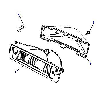 D09030 HIGH LEVEL STOP LAMP  Discovery 1 (L25)