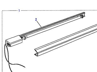 D09040 INTERIOR LAMPS-STRIP LAMP  Discovery 1 (L25)