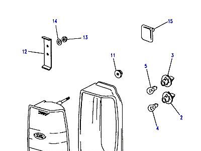 D09055 ЗАДНИЕ ФОНАРИ  Discovery 1 (L25)