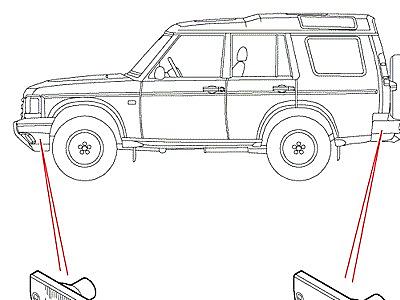 D09065 SIDE MARKER LAMPS  Discovery 1 (L25)