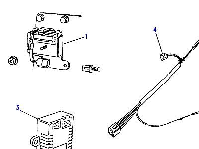 D10010 GLOW PLUG TIMER, DIM DIP SYSTEM & AMP OVERHEAT WARNING  Discovery 1 (L25)