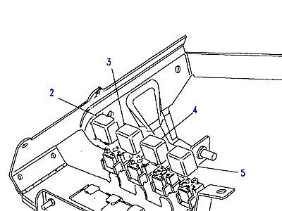 D10030 RELAYS - PASSENGER FOOTWELL  Discovery 1 (L25)