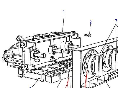 F01040 FRONT AIR CON-CONTROL В СБОРЕ  Discovery 1 (L25)