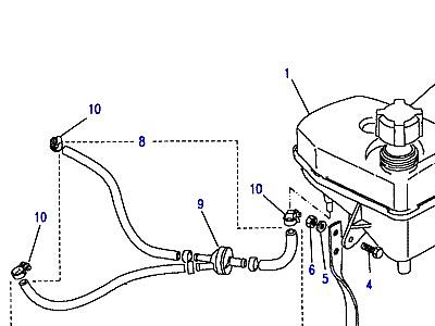 F02035 РАСШИРИТЕЛЬНЫЙ БАЧЕК И ШЛАНГИ  Discovery 1 (L25)