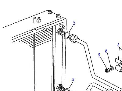 F02070 OIL COOLER PIPES  Discovery 1 (L25)