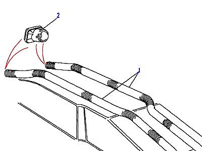 F03040 DUCTING REAR  Discovery 1 (L25)