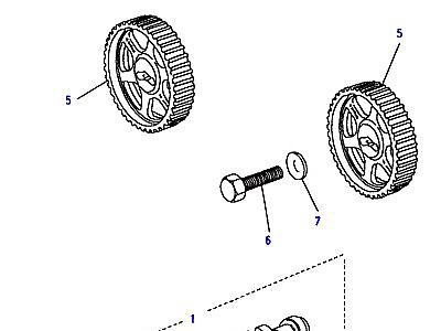 G01020 РАСПРЕДЕЛИТЕЛЬНЫЙ ВАЛ  Discovery 1 (L25)
