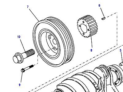 G01035 CRANKSHAFT & BEARINGS  Discovery 1 (L25)