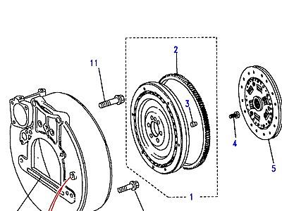 G01060 СЦЕПЛЕНИЕ, МАХОВИК  Discovery 1 (L25)