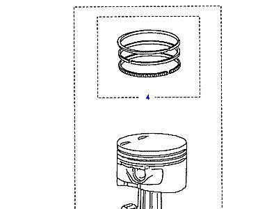 G01095 PISTON, CONNECTING ROD & BEARINGS  Discovery 1 (L25)