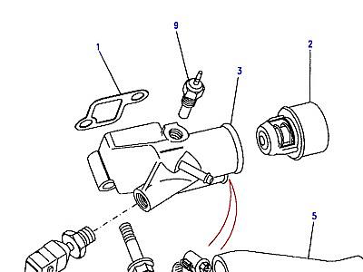 G01120 THERMOSTAT HOUSING  Discovery 1 (L25)