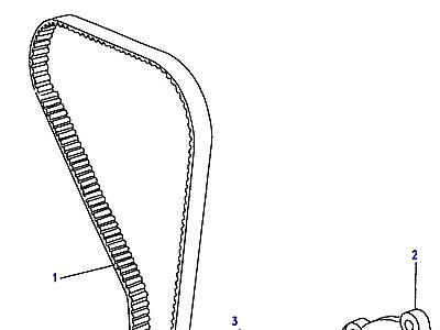G01130 TIMING BELT & TENSIONER  Discovery 1 (L25)