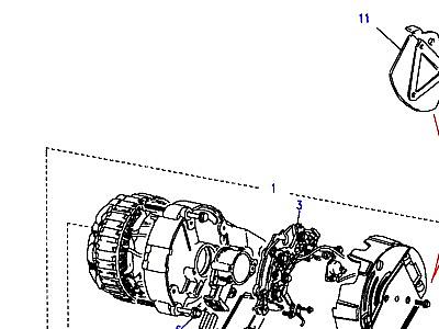 G02010 ГЕНЕРАТОР  Discovery 1 (L25)