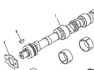 G02015 РАСПРЕДЕЛИТЕЛЬНЫЙ ВАЛ  Discovery 1 (L25)