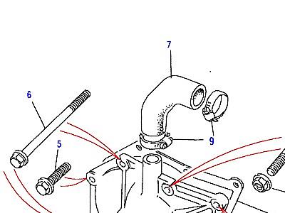 G02020 COOLANT PUMP  Discovery 1 (L25)