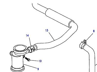 G02055 ENGINE BREATHER  Discovery 1 (L25)