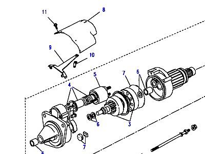 G02155 STARTER MOTOR LUCAS  Discovery 1 (L25)