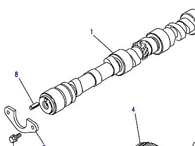 G03020 РАСПРЕДЕЛИТЕЛЬНЫЙ ВАЛ  Discovery 1 (L25)