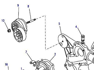 G03025 COOLANT PUMP  Discovery 1 (L25)