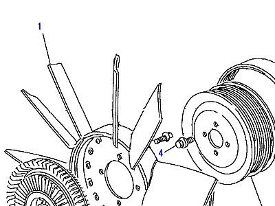 G03030 COOLING FAN & BELT  Discovery 1 (L25)